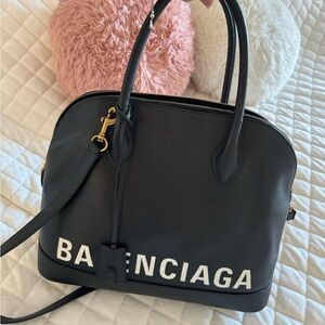 BALENCIAGA Ville Top Handle Large Leather Handbag - Original / Used